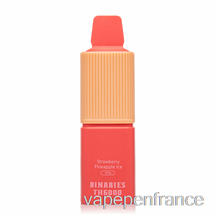 Horizon Binaires Th6000 Stylo Jetable De Vape De Glace D'ananas De Fraise